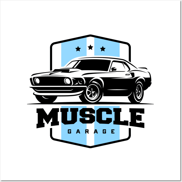 Muscle garage Wall Art by Dosunets